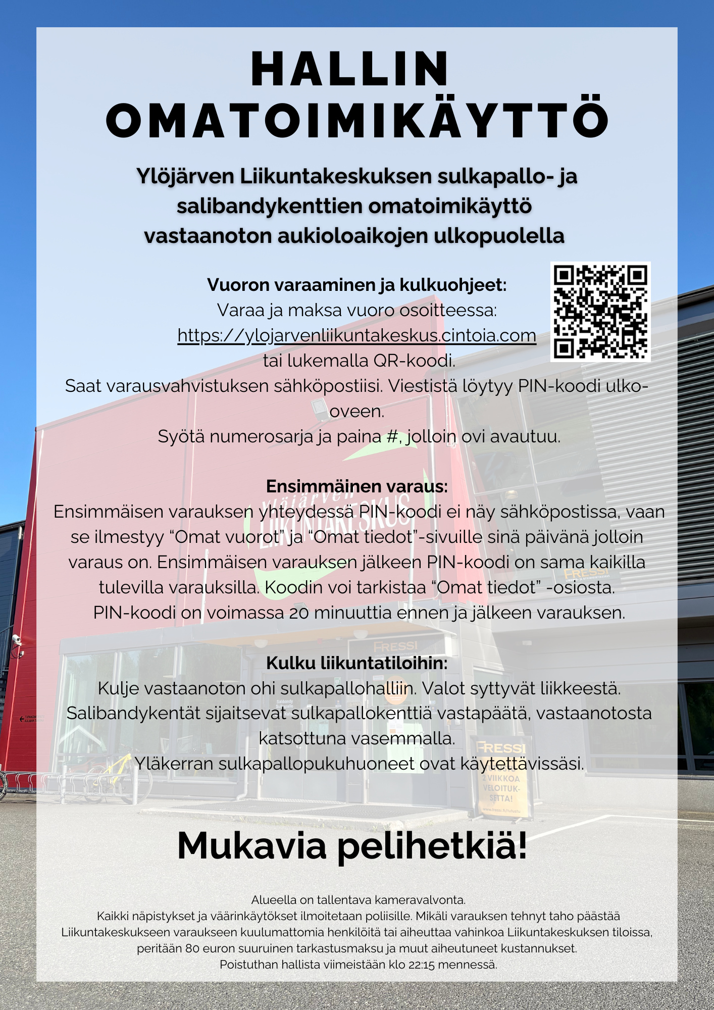 Hallin omatoimik&auml;ytt&ouml;